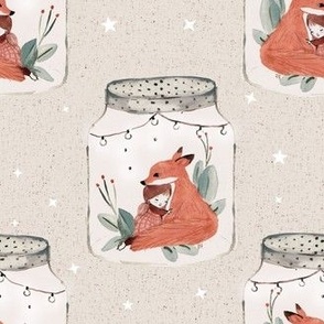 fox  jar print