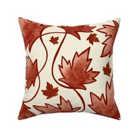 Maple Leaf - Medium - vintage, canada day, fall leaves, maple leaves, canada, trees