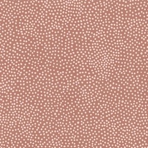 Small Dot Terracotta Pink 