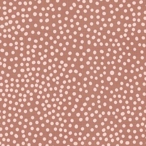 Large Dot Terracotta Pink 