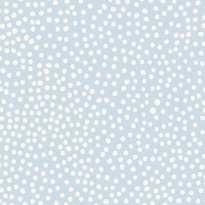 Large Dot Soft Blue and Cream