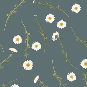 Daisy Meadow Teal_Iveta Abolina 3600x3600 pattern