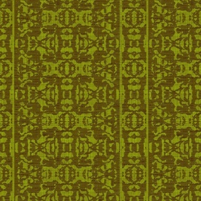 12" Olive/Drab Faux Woven Ikat