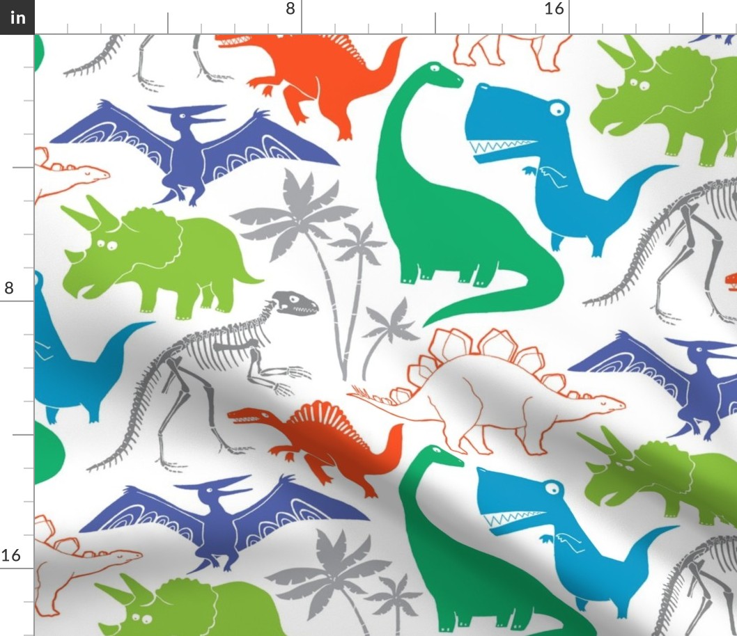 Dinosauria White (large scale)