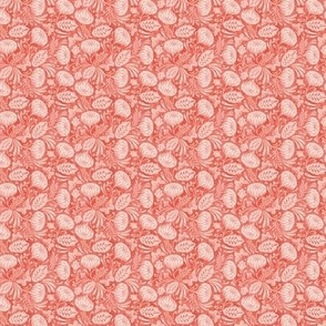 Arabella - Damask Coral Ditsy Scale