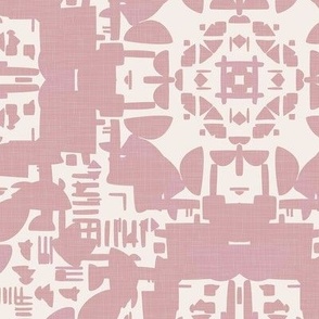 Boho Tiles - Desert Pink / Large