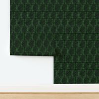 Mudcloth Grid Green HB - Large