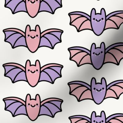 Pastel Halloween Bats 