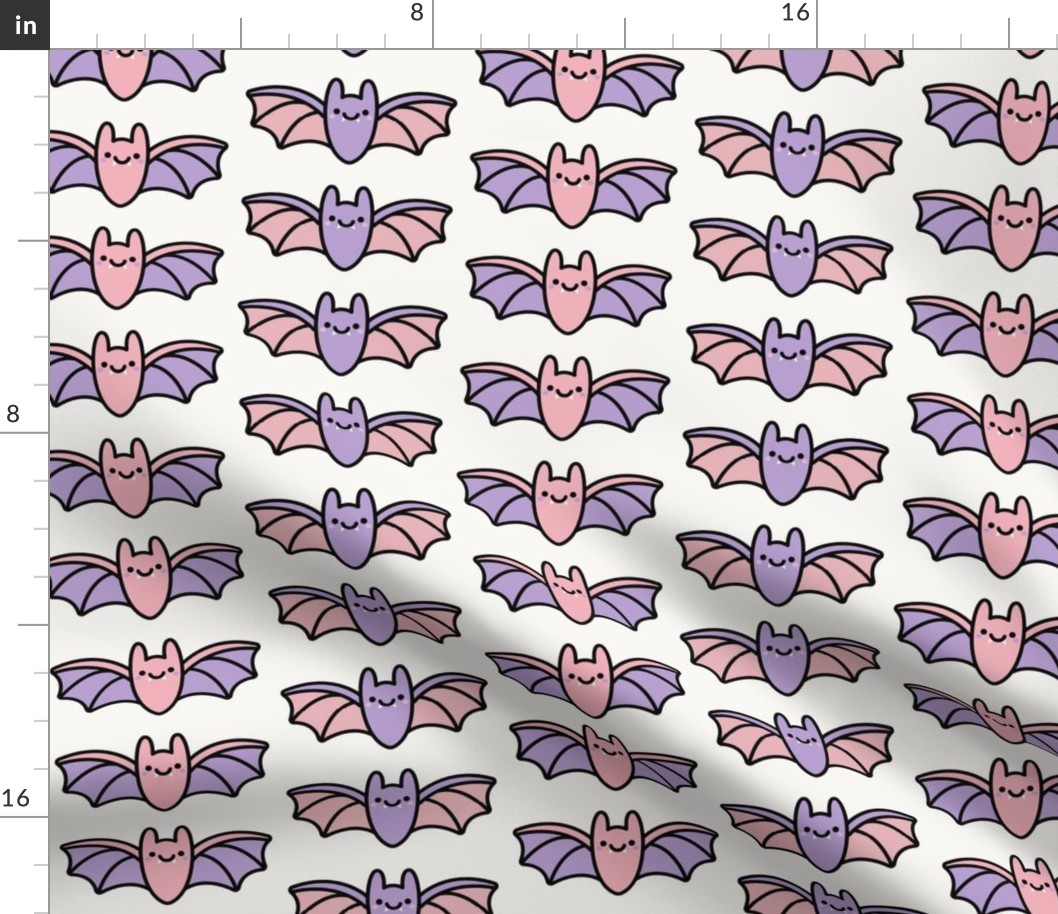 Pastel Halloween Bats 