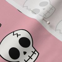Cute Pink Halloween Skulls
