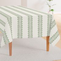 Clarabelle Soft Greens on Cream