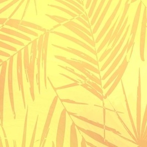 Palm leaves - Yellow