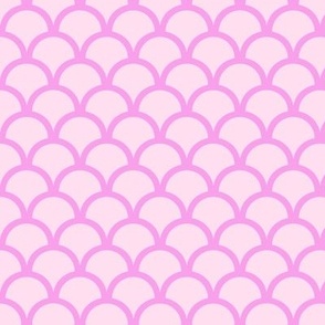 Pink scales geometric girly repeat pattern