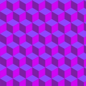 Geometric Squares-Purples