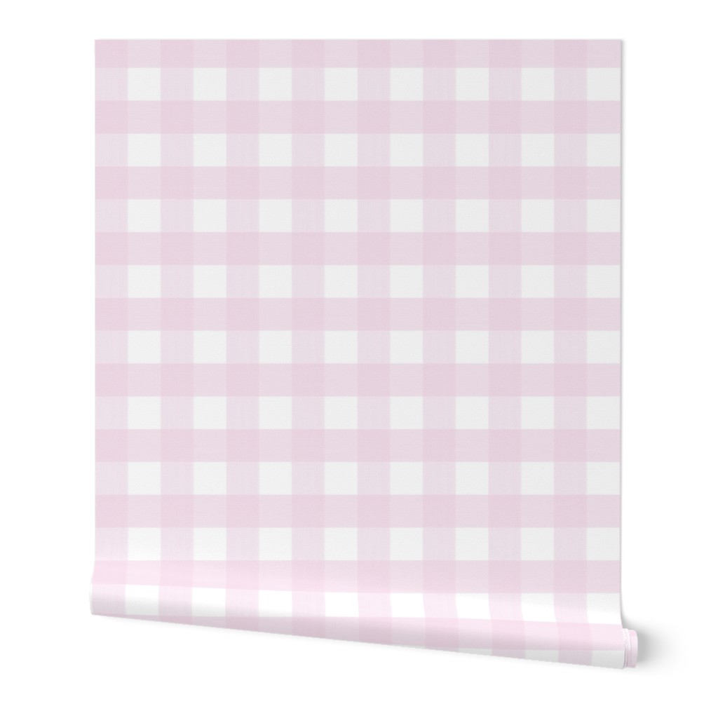 Pale Pink Buffalo Plaid