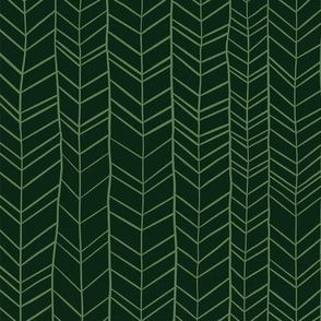 sketchy chevron - green