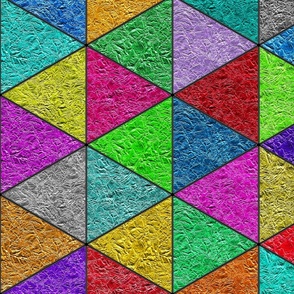 Foiled Rainbow Geometric Triangles