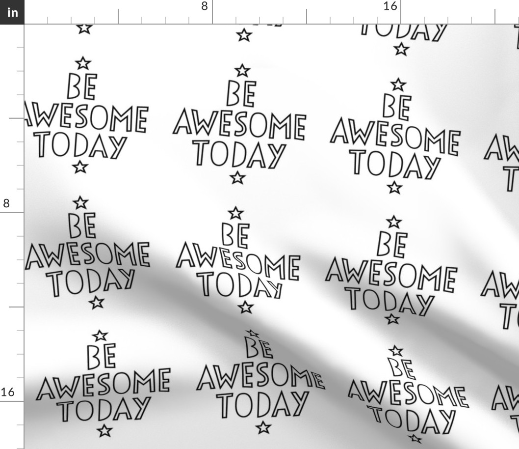 be awesome today 24 inch x 12 inch wallpaper swatch mod baby coloring