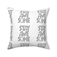 stay awesome 24 inch x 12 inch wallpaper swatch mod baby coloring