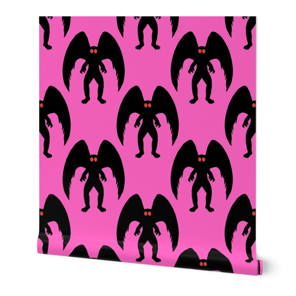 Bright Pink Mothman Repeating