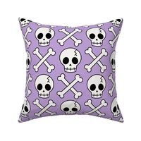 Skull & Crossbones on Purple