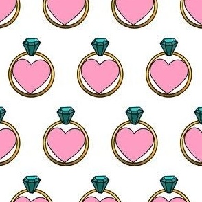 Rings with hearts