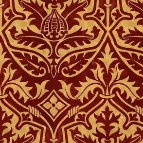 Pugin Fabric, Wallpaper and Home Decor | Spoonflower