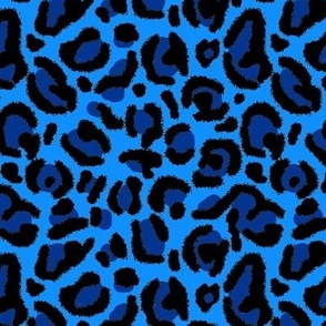 y2k aesthetic leopard print blue