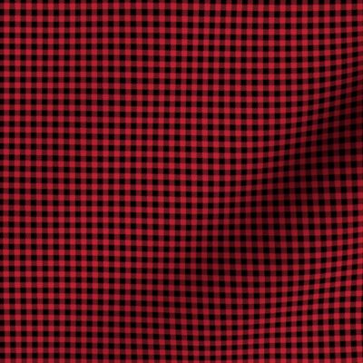 1/8"  black and red plaid -C21