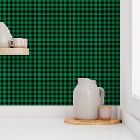 1/8"  black and green plaid -C21