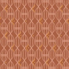 Vintage Decorative Arabesque - Brown