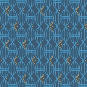 Vintage Decorative Arabesque - Blue