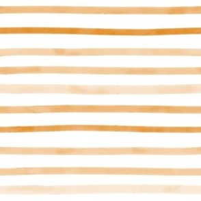 Watercolor Pumpkin Stripes 8x8