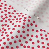 Dot Americana Red on White 