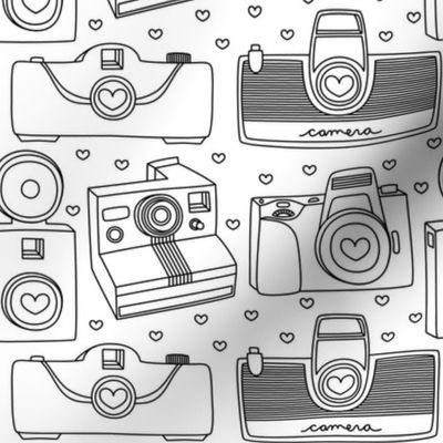 camera love coloring small