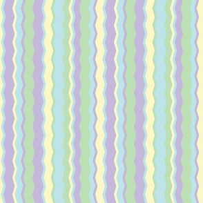 Pastel Zig Zag Stripes