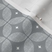 Gray Geometric Circle // Atomic Starburst // Mid century Modern Neutral wallpaper and fabric 