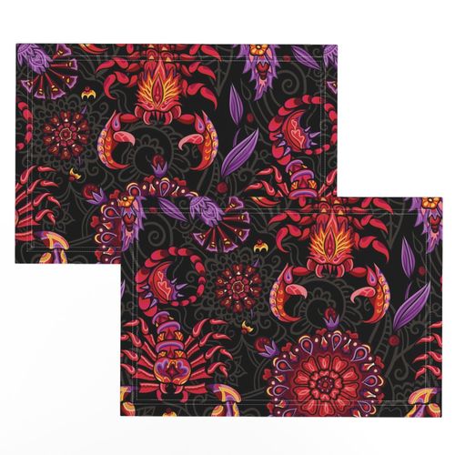 Scorpion Chintz Cherry Flame Large