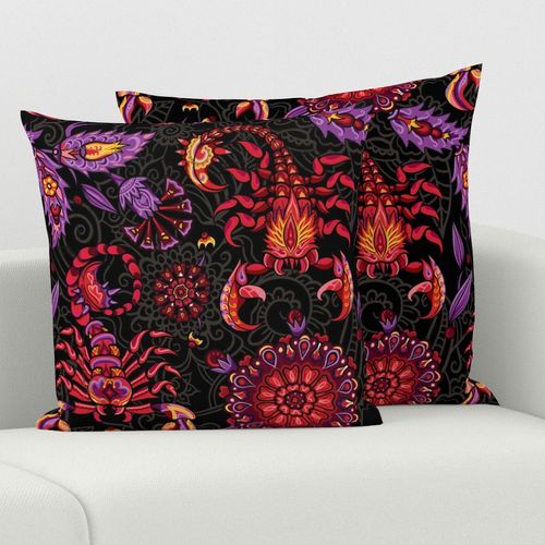 Scorpion Chintz Cherry Flame Large