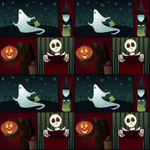 Trick Or Treat Halloween Scenes