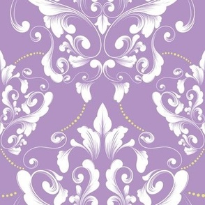 Contemporary Rococo on violet