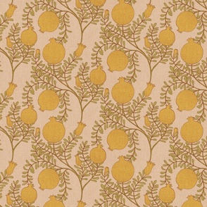 Pomegranate Branches {Linen} medium