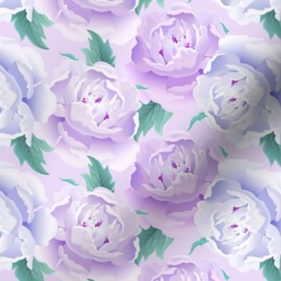 Romantic Lavender Roses Large