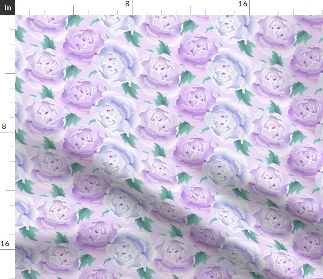 Romantic Lavender Roses Large