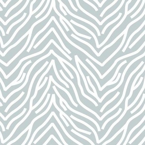 The minimalist geometric zebra  wild animal stripes abstract strokes design gray mist
