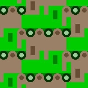 01189823 : train or tractor