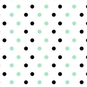 Polka dot - mint und doubha spots