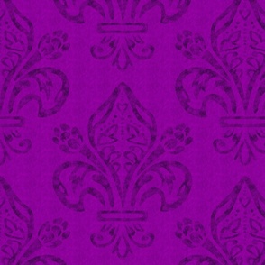 Purple Fleur de Lis New Orleans