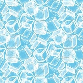 Ice Cubes - summer vacation turquoise blue 