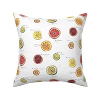 Citrus Pattern with Names
